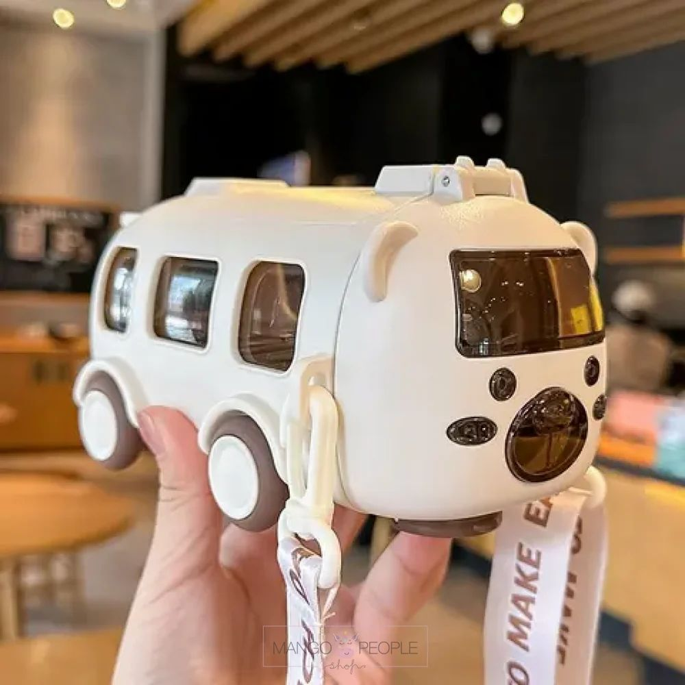 Bear-themed Bus Water Bottle