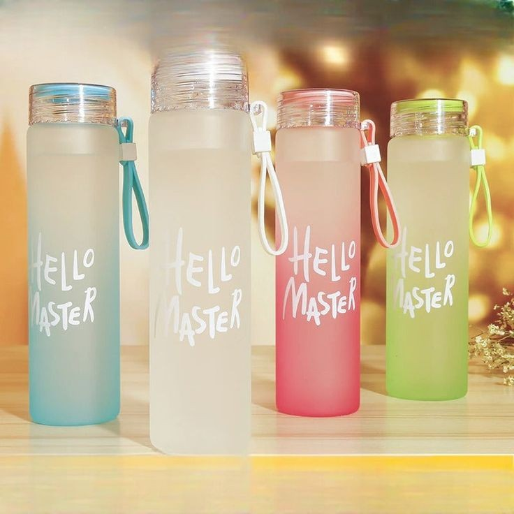 Frosted Gradient Water Bottle