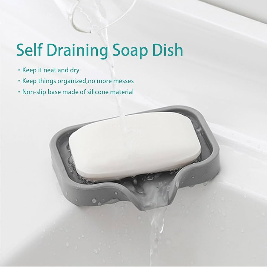 Self Draining Soap Dish