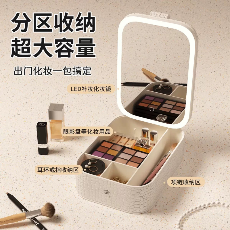 Mini LED Makeup Bag