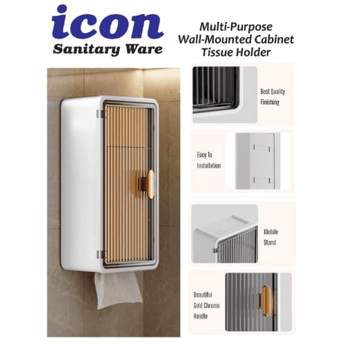 Icon Cabinet with Tissue Holder
