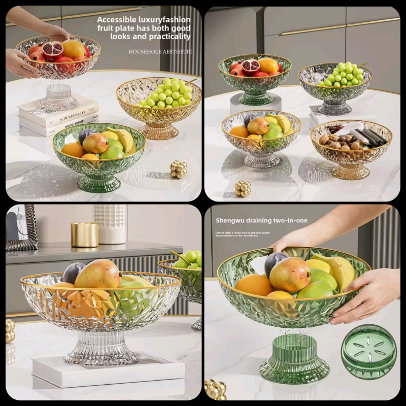 Acrylic Fruit Drain Dish
