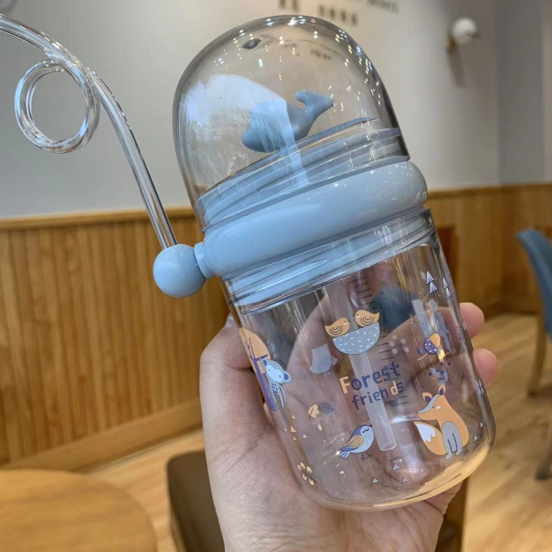 Whale Fountain Sippy Cup