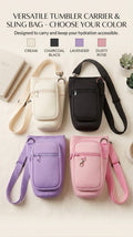 40 Oz Tumbler Carrier Bag with Shoulder Strap