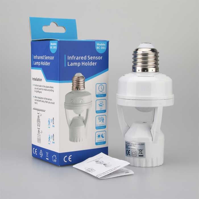 Sensor LED Bulb Holder (Without Bulb)